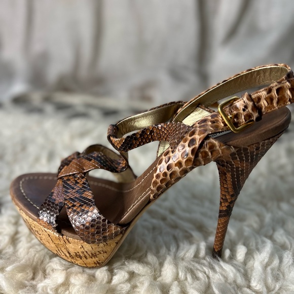 Miu Miu snake skin platform heels size EU41 - Picture 4 of 7